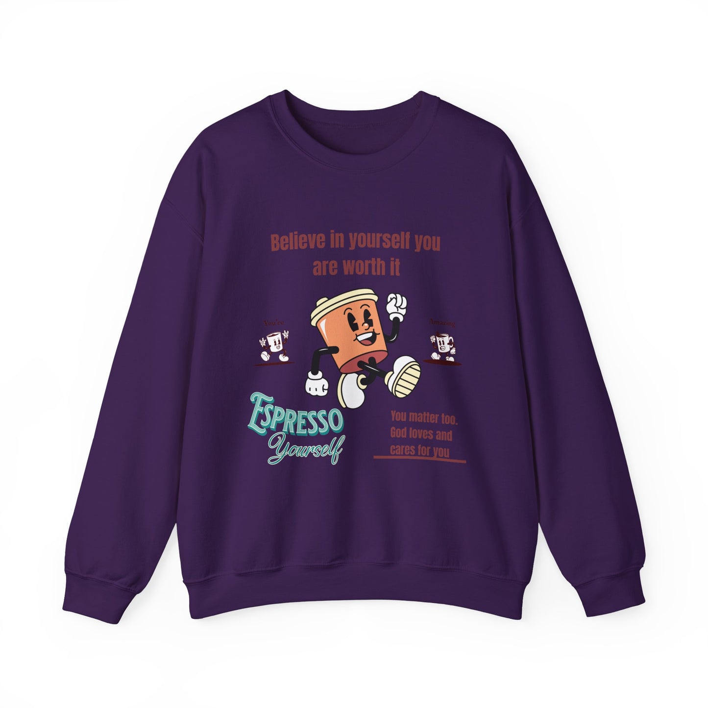 Copy of Copy of Sip and Style Crewneck Sweatshirt, Gift for Coffee Lovers, Inspirational Apparel, Cozy Sweatshirt, Positive Affirmations
