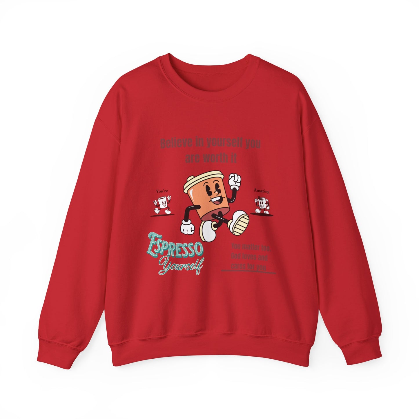Copy of Sip and Style Crewneck Sweatshirt, Gift for Coffee Lovers, Inspirational Apparel, Cozy Sweatshirt, Positive Affirmations