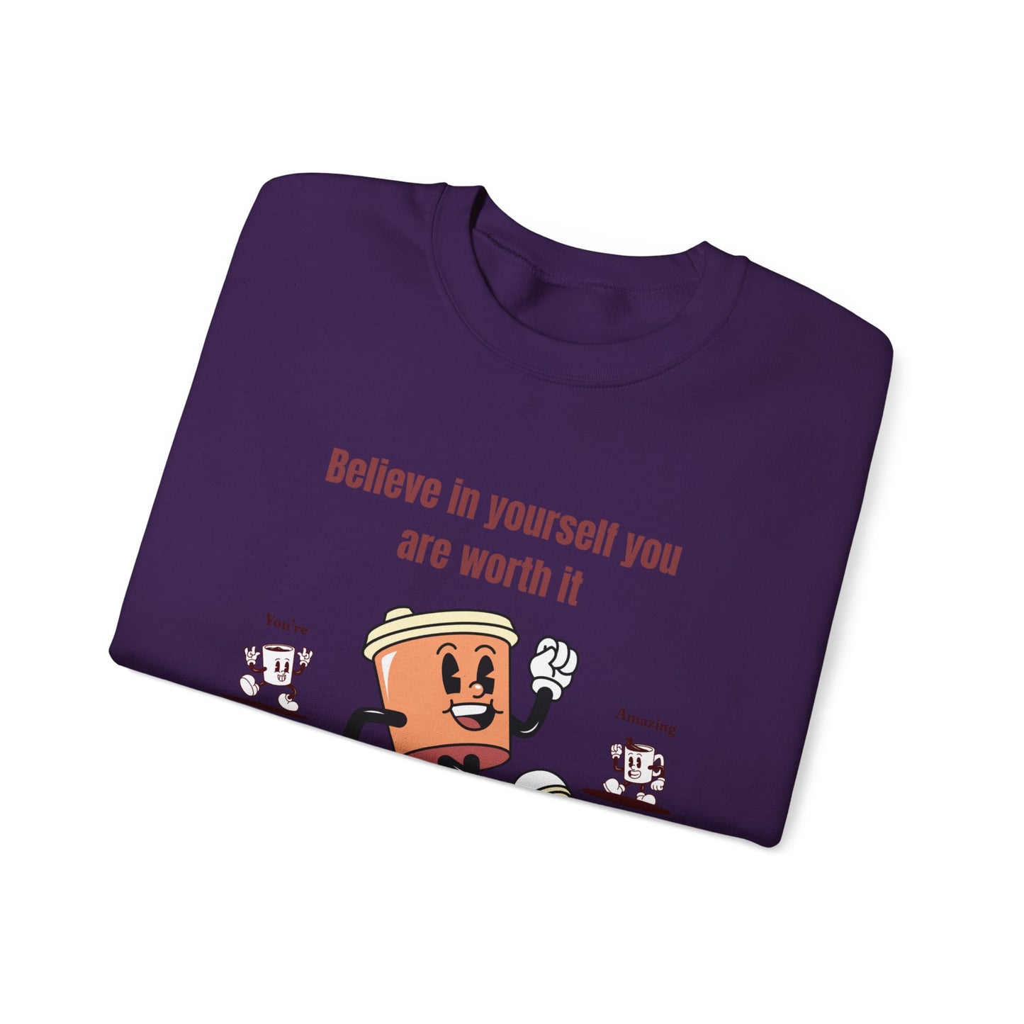 Copy of Copy of Sip and Style Crewneck Sweatshirt, Gift for Coffee Lovers, Inspirational Apparel, Cozy Sweatshirt, Positive Affirmations