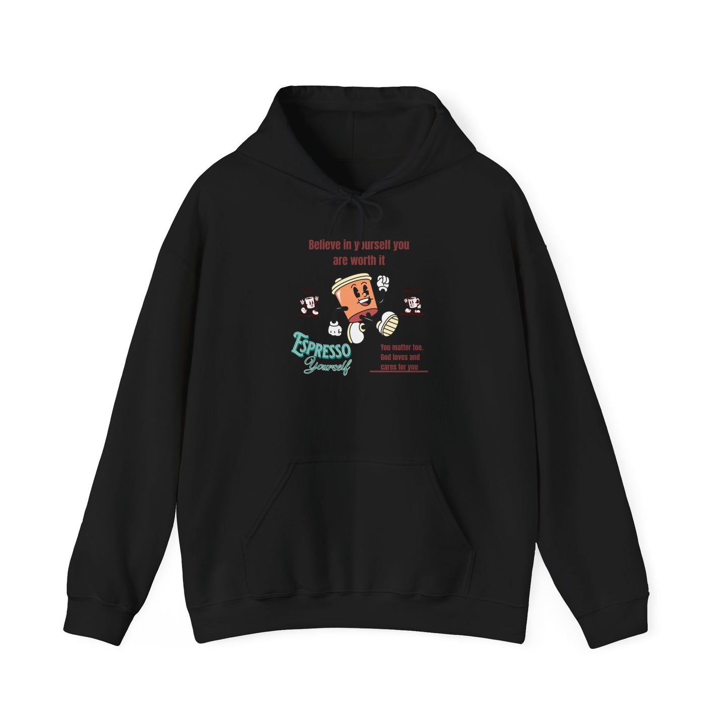Copy of Sip and Style Hoodie, Unisex Sweatshirt for Comfort, Gift for Friends, Self-Care, Warm Layer for All Seasons
