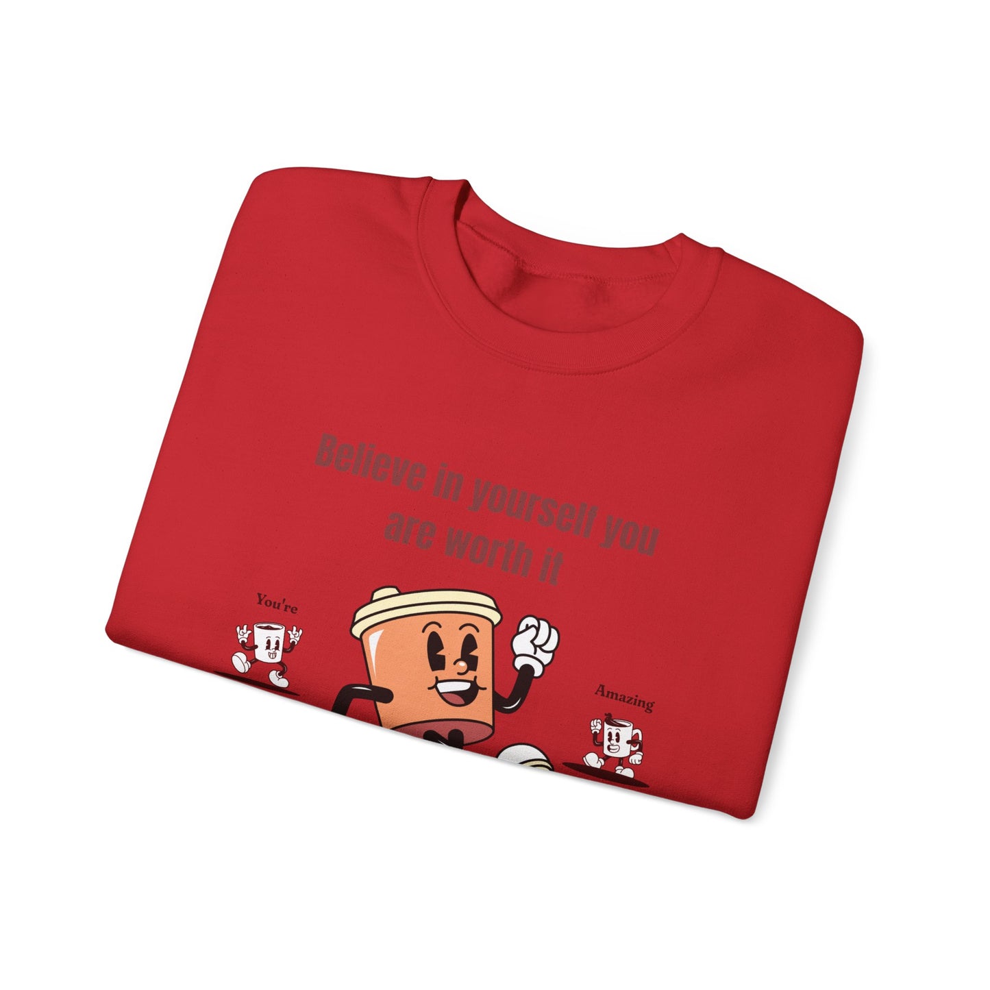 Copy of Sip and Style Crewneck Sweatshirt, Gift for Coffee Lovers, Inspirational Apparel, Cozy Sweatshirt, Positive Affirmations
