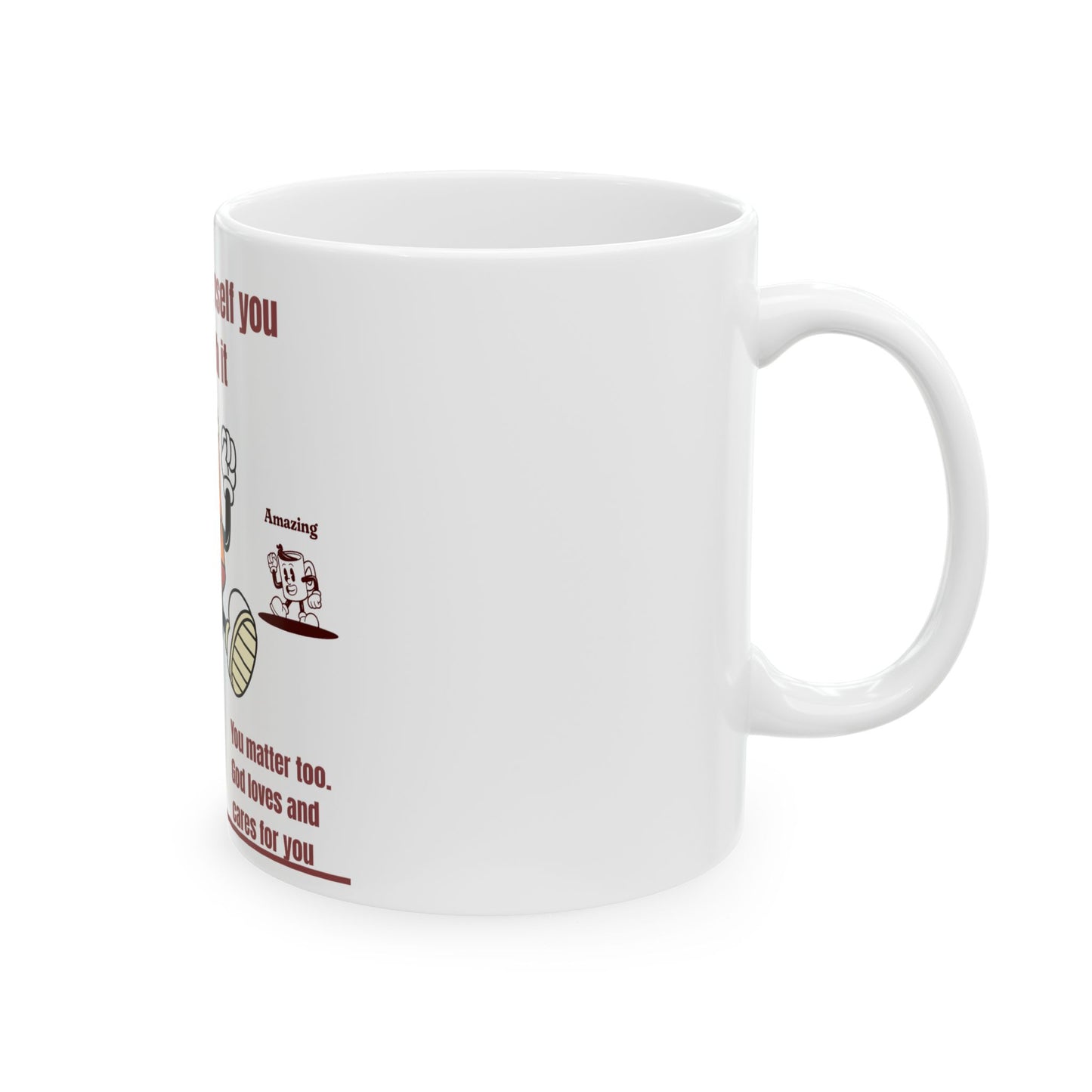 Motivational Sip and Style Ceramic Mug - Believe in Yourself, Self-Care Gift, Espresso Yourself, Inspirational Coffee Cup, Perfect for Friends, [...]