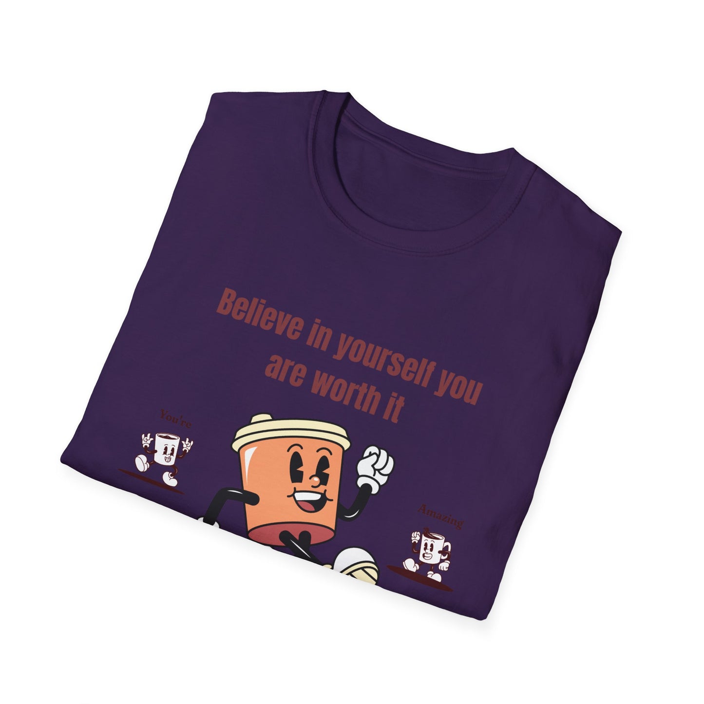 Copy of Inspirational Coffee T-Shirt, Motivational Tee, Unisex Apparel, Self-Love Gift, Positive Vibes Wear, Everyday Casual Style